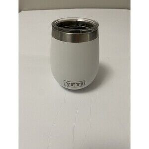YETI Rambler 10oz Wine Tumbler Stainless Steel Vacuum Insulated White